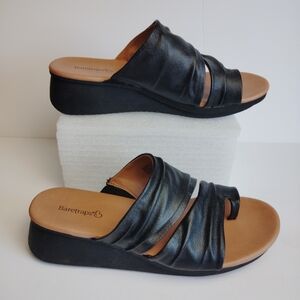 Women's Baretraps Venus Slide Toe Loop Sandal Black~ Size 7M